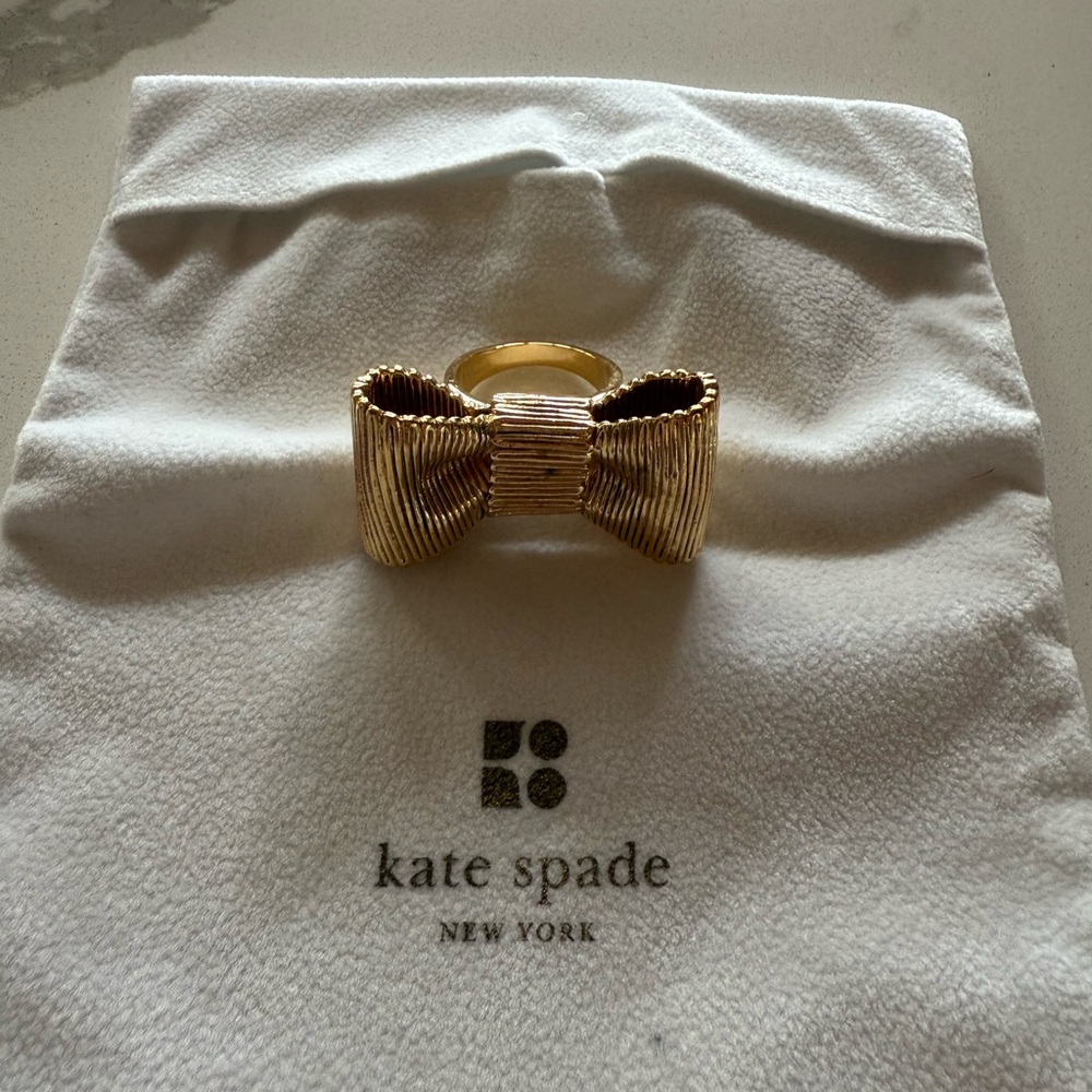 Kate Spade Gold Bow Ring